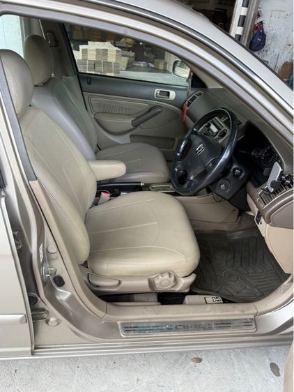Honda Civic 2002 1.7 VTi Sedan เบนซิน ไม่ติดแก๊ส เกียร์อัตโนมัติ บรอนซ์ทอง รูปที่ 3