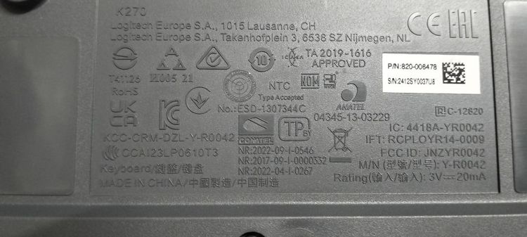 คีย์บอร์ดไร้สายมือสอง สภาพใหม่มาก สนใจต่อรองได้ครับ รูปที่ 4