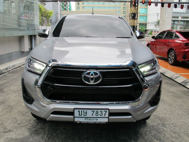Toyota Hilux Revo 2022 Smart Cab 2.4 Entry Prerunner Pickup ดีเซล ไม่ติดแก๊ส เกียร์ธรรมดา เทา รูปที่ 3