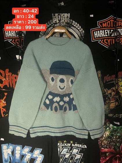 เสื้อกันหนาว ไหมพรหม เสื้อคลุม แขนยาว รูปที่ 8