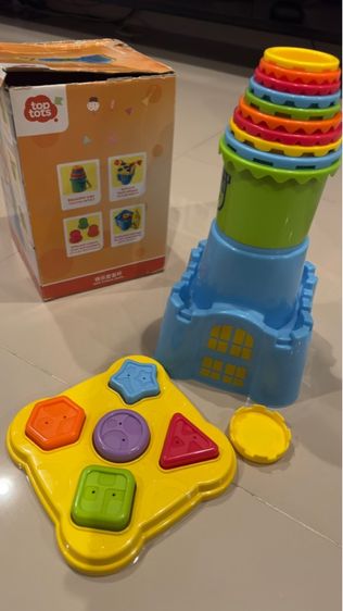 อื่นๆ ของเล่น ชุดถ้วยเรียงซ้อน Top Tots Stackable cups 