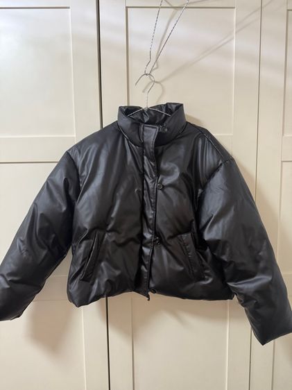 Puffer Black Jacket  Brand IN BY IN NEW รูปที่ 5