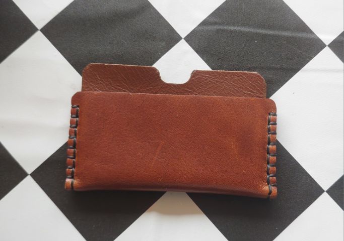 กระเป๋าใส่บัตร หนังวัวแท้