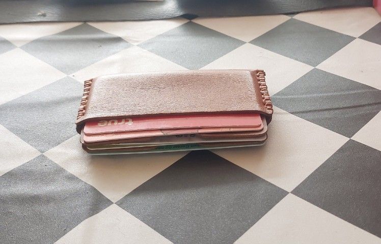 กระเป๋าใส่บัตร หนังวัวแท้ รูปที่ 9