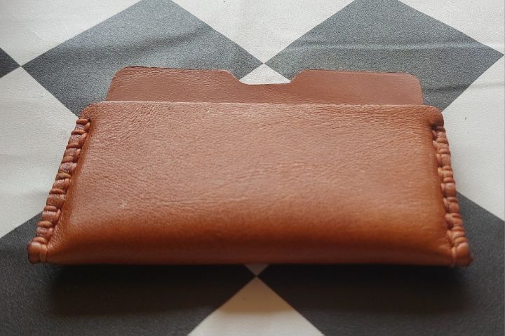 กระเป๋าใส่บัตร หนังวัวแท้ รูปที่ 5