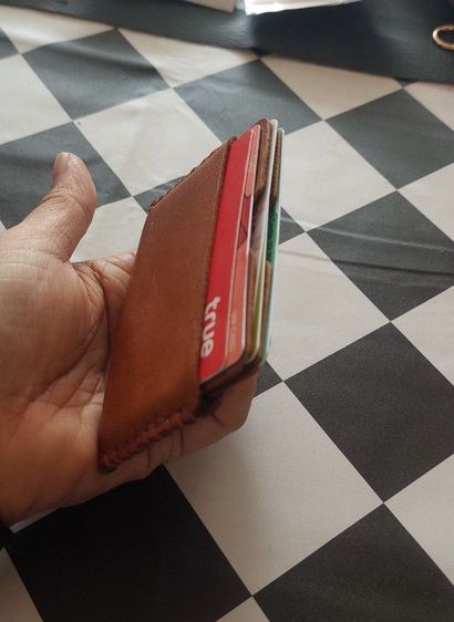 กระเป๋าใส่บัตร หนังวัวแท้ รูปที่ 10