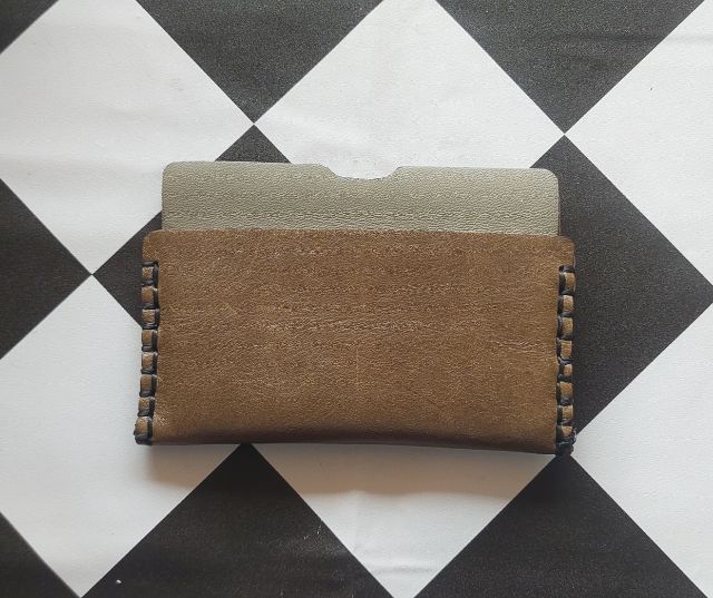 กระเป๋าใส่บัตร หนังวัวแท้ รูปที่ 7