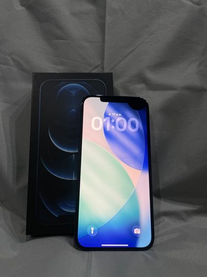 IPhone 12ProMax 128Gb สแกนหน้าได้ (สีแปซิฟิกบลู