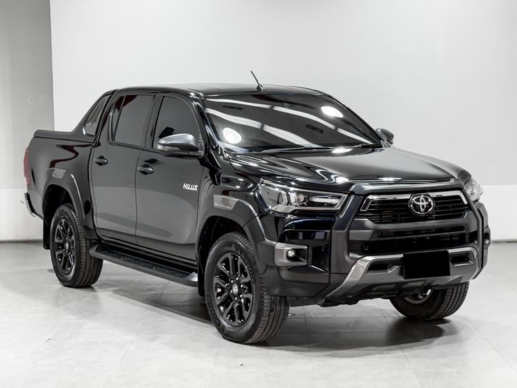 Toyota Hilux Revo 2021 2.4 Prerunner G Rocco Pickup ดีเซล เกียร์อัตโนมัติ ดำ รูปที่ 3