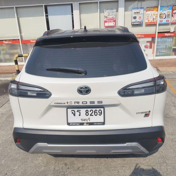 Toyota Corolla Cross 2024 1.8 Hybrid Premium Safety GR Sport Utility-car ไฮบริด ไม่ติดแก๊ส เกียร์อัตโนมัติ ขาว รูปที่ 2
