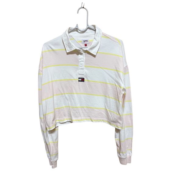 เสื้อโปโลแขนยาว Tommyjeans