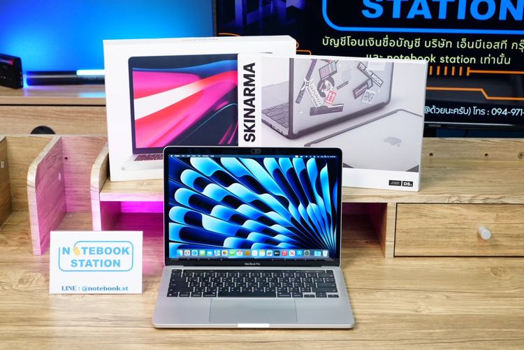 อื่นๆ วินโดว์ 8 กิกะไบต์ ไม่ใช่ Apple Macbook Pro 13(2020) Touch Bar Chip M1 Ram8 SSD256 จอ13.3 2k Cycle count 282 ครั้ง รีเซ็ตพร้อมใช้งาน ขายเพียง 15,990.-เท่านั้น