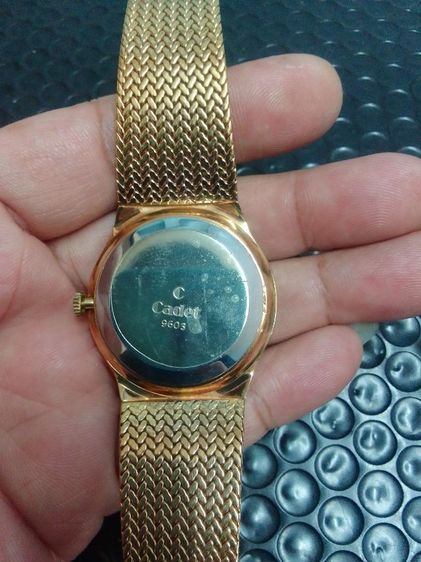 (ขายแล้ว)Cadet 9603 swiss made วินเทจ ไขลาน รูปที่ 9