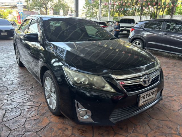 Toyota Camry 2012 2.4 Hybrid Sedan เบนซิน ไม่ติดแก๊ส เกียร์อัตโนมัติ ดำ รูปที่ 3