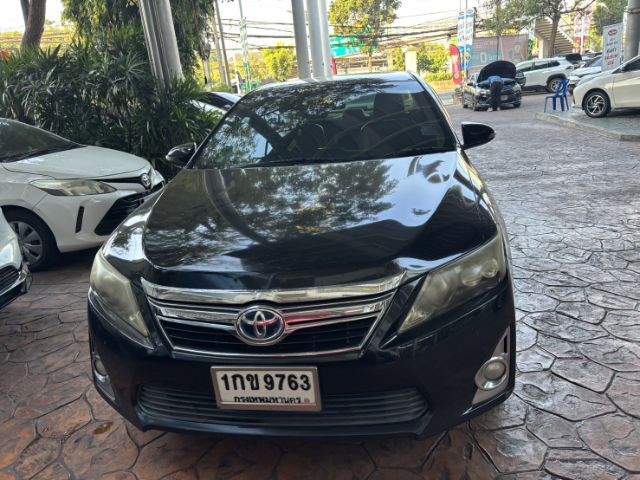 Toyota Camry 2012 2.4 Hybrid Sedan เบนซิน ไม่ติดแก๊ส เกียร์อัตโนมัติ ดำ รูปที่ 2