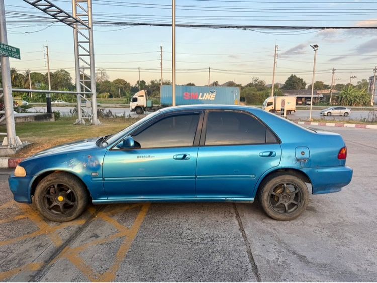 Honda Civic 1992 1.6 EXi Sedan เบนซิน ไม่ติดแก๊ส เกียร์อัตโนมัติ น้ำเงิน รูปที่ 3