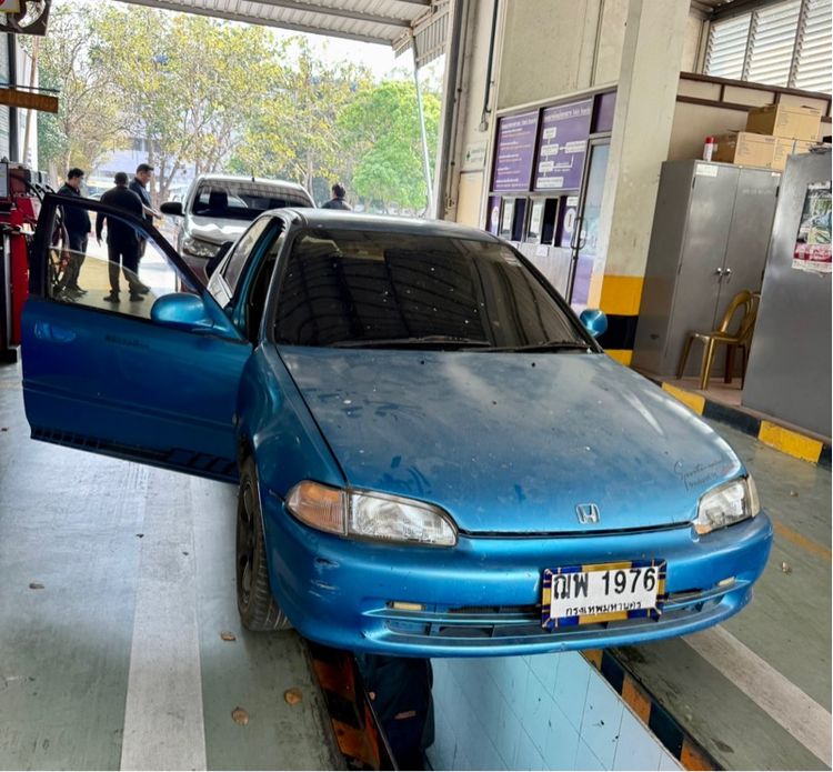 Honda Civic 1992 1.6 EXi Sedan เบนซิน ไม่ติดแก๊ส เกียร์อัตโนมัติ น้ำเงิน รูปที่ 4