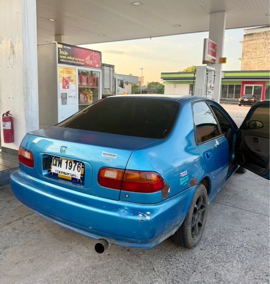 Honda Civic 1992 1.6 EXi Sedan เบนซิน ไม่ติดแก๊ส เกียร์อัตโนมัติ น้ำเงิน รูปที่ 2