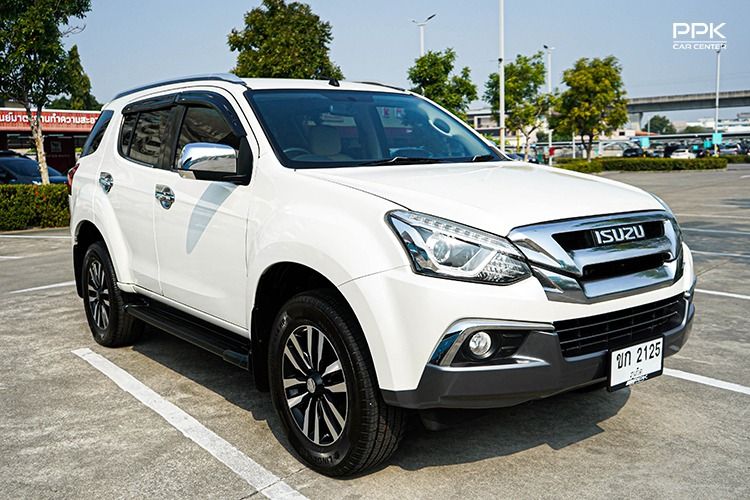 Isuzu MU-X 2018 1.9 Utility-car ดีเซล ไม่ติดแก๊ส เกียร์อัตโนมัติ ขาว รูปที่ 3