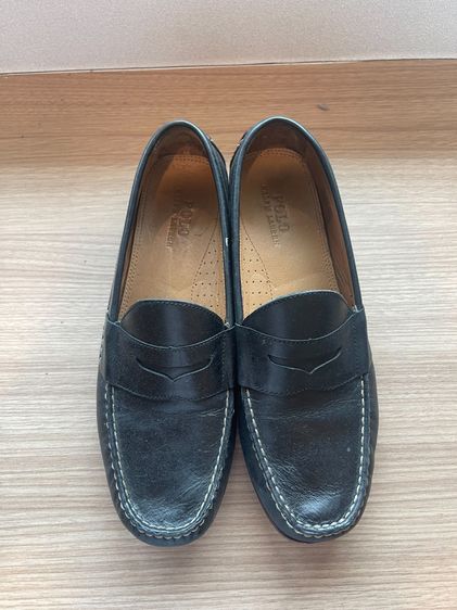รองเท้าหนัง Loafer POLO Ralph Lauren แท้ สีดำ US 10D สภาพดี มีกล่อง รูปที่ 3