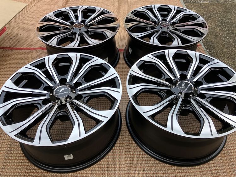 ล้อขอบ 17 YACHIYOCA 6 รู 139 กว้าง 8 นิ้ว off 25 ของใหม่ ยังไม่ได้ใช้งาน แบนญี่ปุ่นแท้ แข็งแรง ทนทานต่อการขับขี่  รูปที่ 4