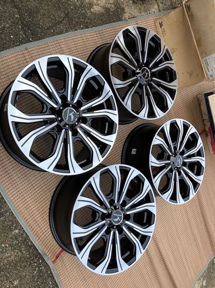 ล้อขอบ 17 YACHIYOCA 6 รู 139 กว้าง 8 นิ้ว off 25 ของใหม่ ยังไม่ได้ใช้งาน แบนญี่ปุ่นแท้ แข็งแรง ทนทานต่อการขับขี่  รูปที่ 3