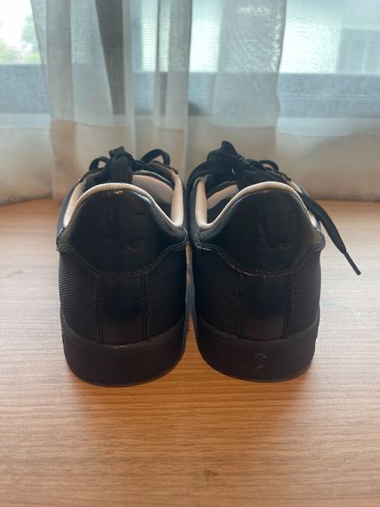 🔥 Armani Jeans รองเท้าผ้าใบหรู ผ้าใบผสมหนัง สีดำ ไซซ์ 44 รูปที่ 14