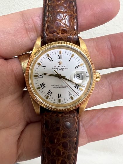 ROLEX 15238 เรือนทอง 18k ออโตเมติก 34 mm.  รูปที่ 5