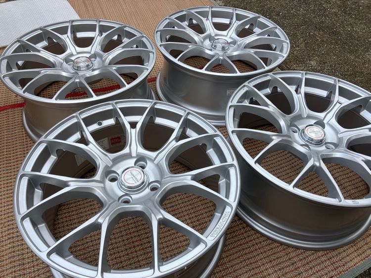 ล้อขอบ 17 YACHIYODA 4 รู 100 กว้าง 7.5 นิ้ว off 35 ของใหม่ แบนญี่ปุ่นแท้ แข็งแรง ทนทานต่อการใช้งาน รูปที่ 4