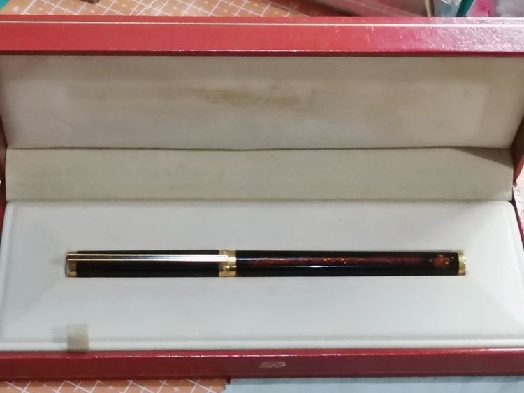 ขาย S.T. Dupont Paris ปากกาหมึกซึม หัวทองคำแท้ 18K (750) มีกล่องแท้ รูปที่ 3