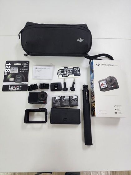 อื่นๆ ขาย  dji OSMO Action 5 pro Adventure combo มือ 1 ใช้งานไม่เกิน 3 ครั้ง