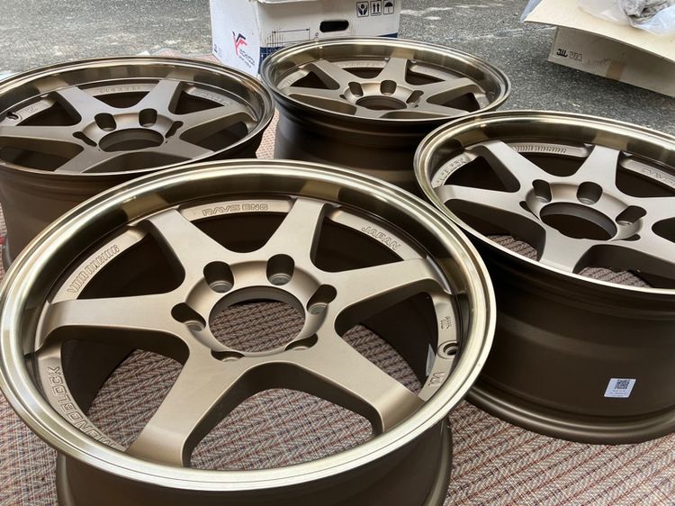 ล้อขอบ 17 YACHIODA 6 รู 139 กว้าง 8.5 นิ้ว off 30 แบนญี่ปุ่นแท้ ของใหม่  รูปที่ 4