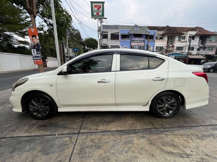 Nissan Almera 2016 1.2 E Sportech Sedan เบนซิน ไม่ติดแก๊ส เกียร์อัตโนมัติ ขาว รูปที่ 2