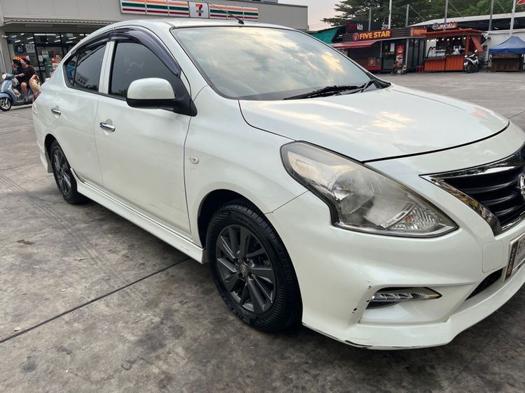 Nissan Almera 2016 1.2 E Sportech Sedan เบนซิน ไม่ติดแก๊ส เกียร์อัตโนมัติ ขาว รูปที่ 4