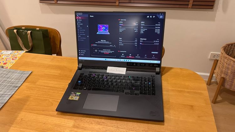 Asus ROG Strix จอ 17.3นิ้ว 32GB RTX3060 6GB 1 TB(ราคาซื้อมา67,000) รูปที่ 4