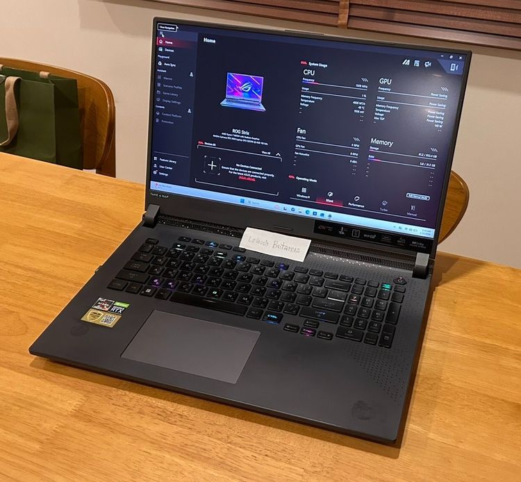Asus ROG Strix จอ 17.3นิ้ว 32GB RTX3060 6GB 1 TB(ราคาซื้อมา67,000)