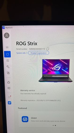 Asus ROG Strix จอ 17.3นิ้ว 32GB RTX3060 6GB 1 TB(ราคาซื้อมา67,000) รูปที่ 7