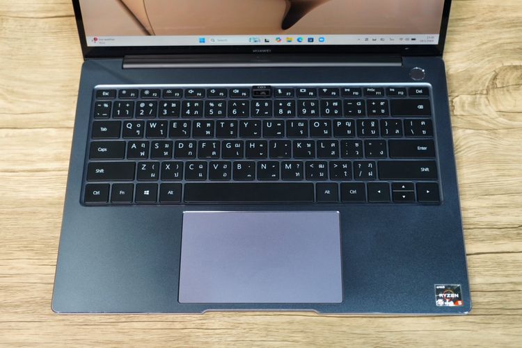 Huawei MateBook 14 Ryzen5-4600H Ram8 SSD512 จอ14 นิ้ว 2K IPS จอภาพสวยคมชัด สเปคดี ทำงานเก่ง ดีไซน์บางเบาพกพาสะดวก เครื่องพร้อมใช้งาน ขายเพีย รูปที่ 5