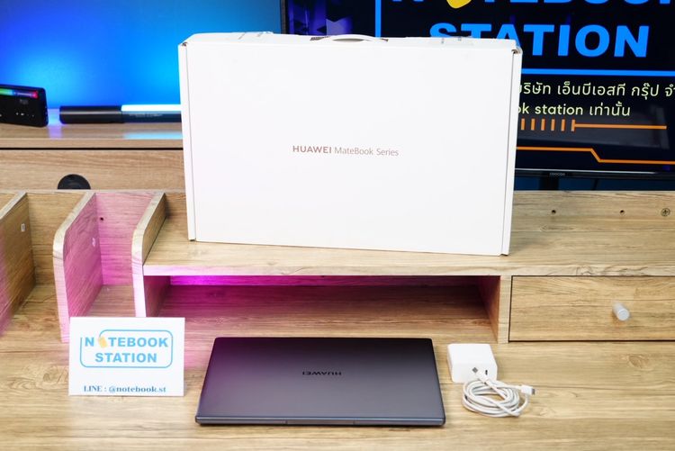 Huawei MateBook 14 Ryzen5-4600H Ram8 SSD512 จอ14 นิ้ว 2K IPS จอภาพสวยคมชัด สเปคดี ทำงานเก่ง ดีไซน์บางเบาพกพาสะดวก เครื่องพร้อมใช้งาน ขายเพีย รูปที่ 9