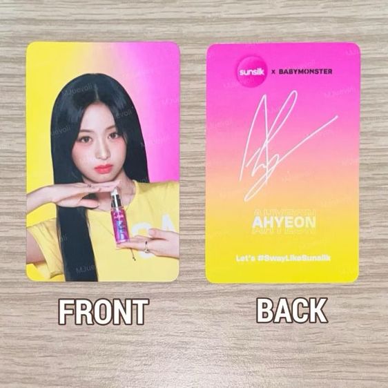 card babymonster sunsilk รูปที่ 4