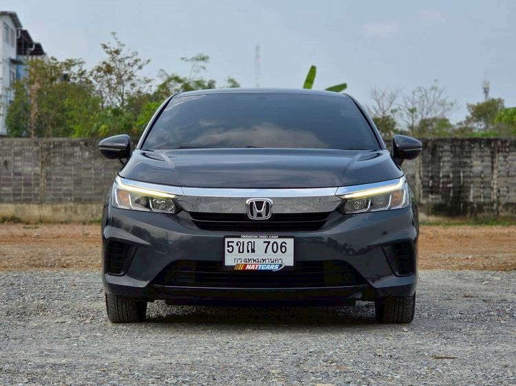 Honda City 2022 1.0 SV Sedan เบนซิน ไม่ติดแก๊ส เกียร์อัตโนมัติ เทา รูปที่ 2