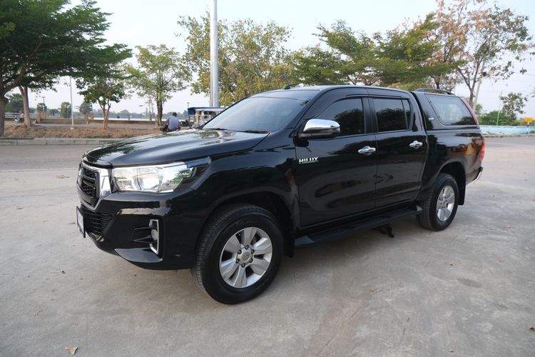 Toyota Hilux Revo 2018 2.4 Prerunner E Pickup ดีเซล ไม่ติดแก๊ส เกียร์อัตโนมัติ ดำ รูปที่ 3