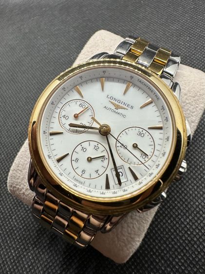 เงิน Longins Longines Flagship Chronograph automatic 