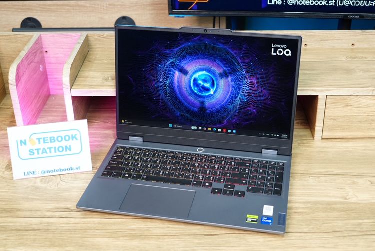 Lenovo LOQ i7-13650HX RTX4050(6GB) RAM16 SSD512 จอ15.6 FHD 144Hz สเปคเกมมิ่งรุ่นใหม่ คีย์บอร์ดRGB ดีไซน์เรียบสวยดูทันสมัยพร้อมประกันศูนย์ยาว รูปที่ 4