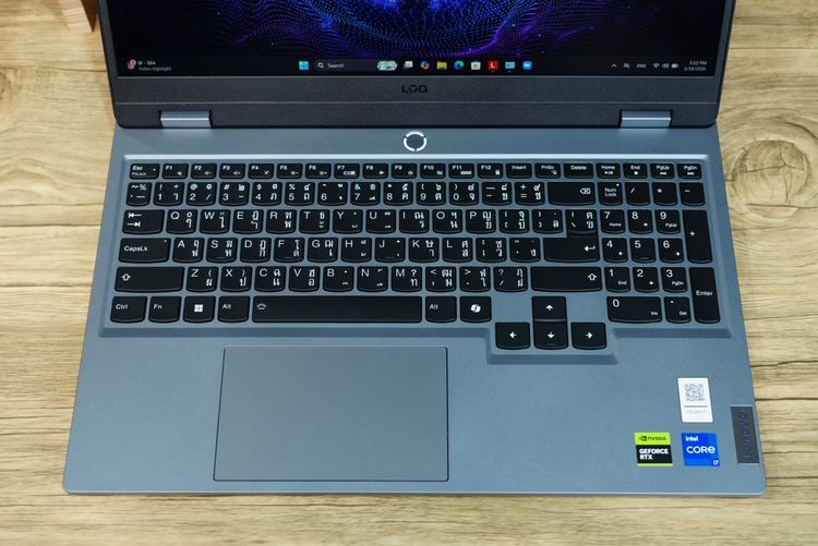 Lenovo LOQ i7-13650HX RTX4050(6GB) RAM16 SSD512 จอ15.6 FHD 144Hz สเปคเกมมิ่งรุ่นใหม่ คีย์บอร์ดRGB ดีไซน์เรียบสวยดูทันสมัยพร้อมประกันศูนย์ยาว รูปที่ 5