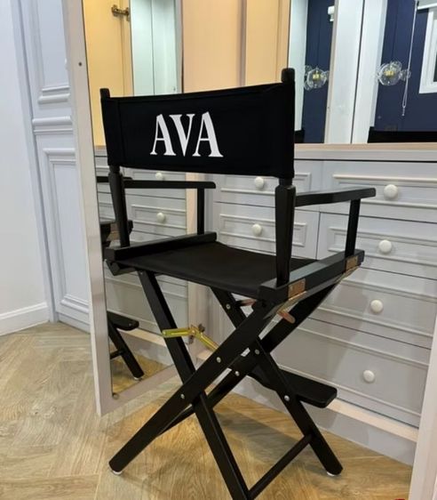 เก้าอี้ช่างแต่งหน้า เก้าอี้ไม้แท้  เก้าอี้บาร์สูง  รูปที่ 16