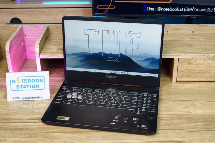 Asus TUF Gaming Ryzen7-3750H GTX1660Ti(6GB) Ram16 SSD128 จอ15.6 120Hz สเปคเกมมิ่ง คีย์บอร์ดไฟRGB ขายเพียง 11,990.- รูปที่ 4