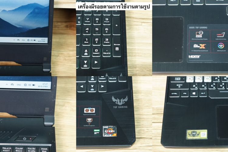 Asus TUF Gaming Ryzen7-3750H GTX1660Ti(6GB) Ram16 SSD128 จอ15.6 120Hz สเปคเกมมิ่ง คีย์บอร์ดไฟRGB ขายเพียง 11,990.- รูปที่ 12
