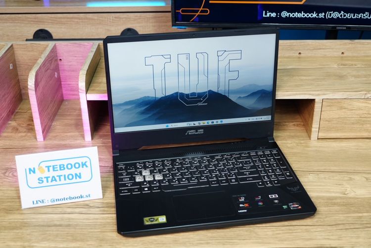 Asus TUF Gaming Ryzen7-3750H GTX1660Ti(6GB) Ram16 SSD128 จอ15.6 120Hz สเปคเกมมิ่ง คีย์บอร์ดไฟRGB ขายเพียง 11,990.- รูปที่ 3