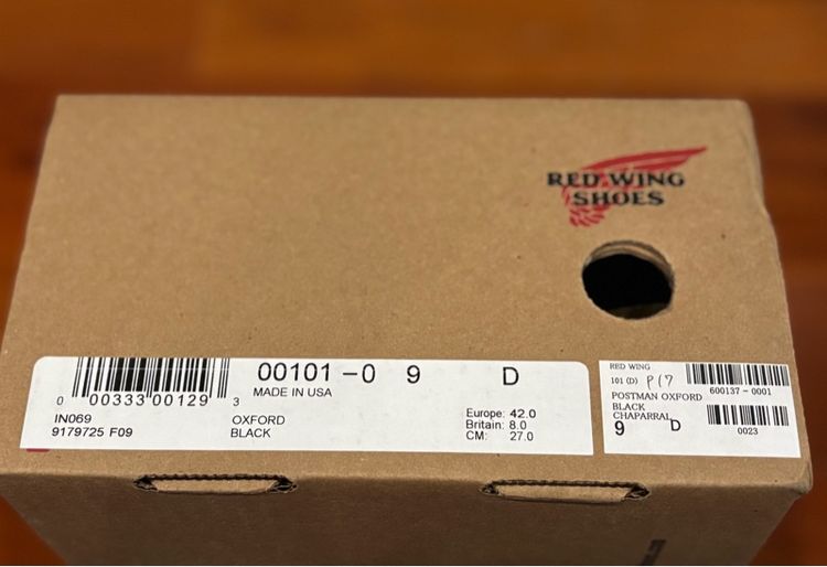 RED WING POSTMAN OXFORD 101 รูปที่ 6